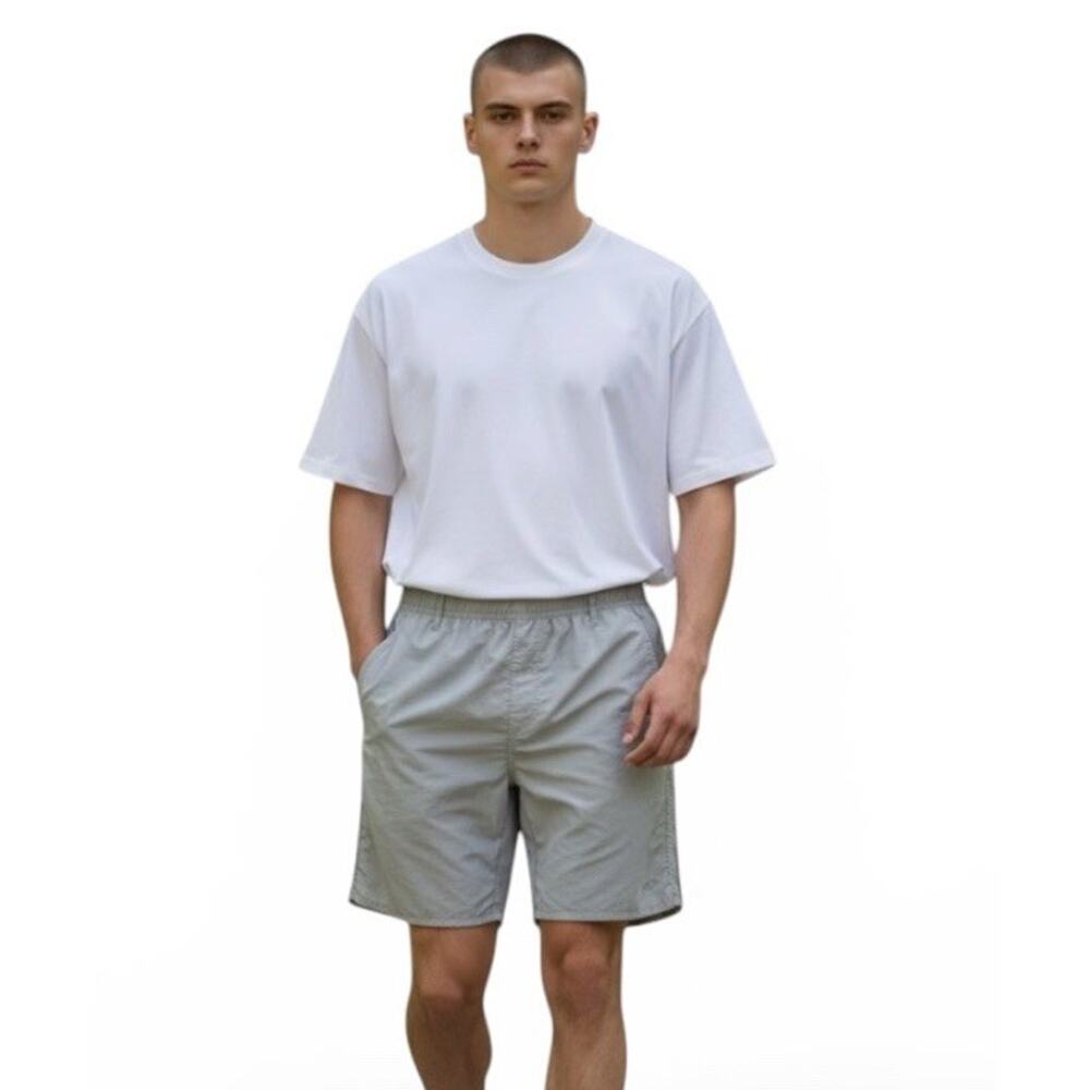 AFTCO Boyfish Shorts Swim Trunks board Shorts Youth XL 18 Stone Gray Flat Nylon